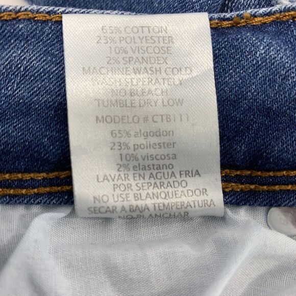 Black Label C' Est Toi Jeans Womens‎ Size 27 Raw Hem Destroyed Denim Patches - Picture 5 of 11